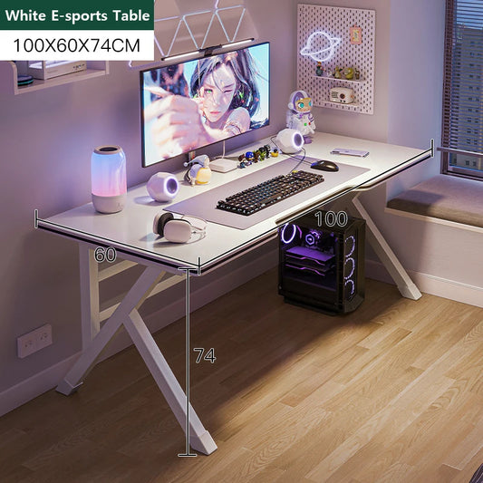 120cm 140cm Esports table Computer desk desktop gaming table Student study desk E-sports Table Computer Desk Home Office Desk