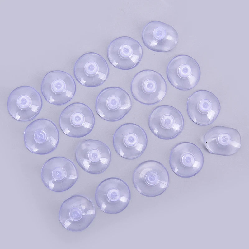 Hot Sale Vacuum Cup Suction Cups 20PCS/Lot For Pad Pasting 20mm Bathroom Mushroom Head Transparent Popular Sucker High Quality