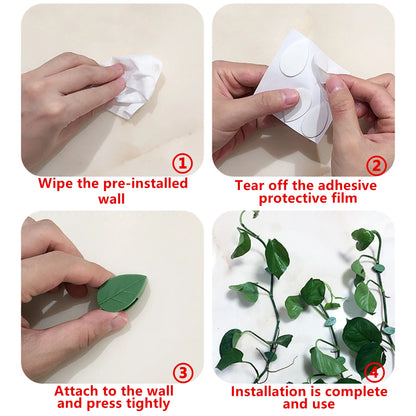 Invisible Plant Climbing Wall Self-Adhesive Fixture Rattan Vine Fixed Buckle Leaf Clip Traction Holder Garden опора для растений