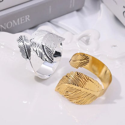 Gold Leaf Napkin Rings Leaves Matte Napkin Holder Rings for Thanksgiving Wedding Christmas Home Dinning Table Decor Accessories