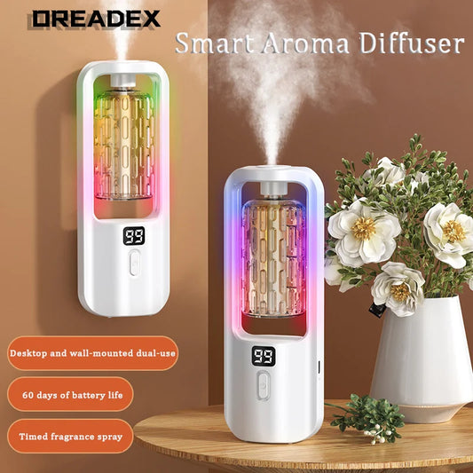 OREADEX Air Humidifier 5 Gear Aroma Diffuser Fragrance Essential Oil Aromatherapy Machine Timing Air Freshener Bedroom Toilet