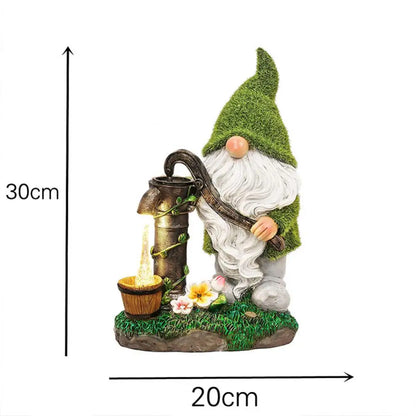 1 Pc Garden Gnomes Magical Christmas Sticker Creative Christmas Craft Gnomes Statues Outdoor Decoration Figurines