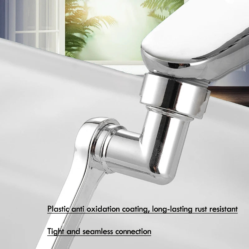 ABS Universal Rotation Extender Faucet Aerator Splash Filter Kitchen Washbasin Faucets Bubbler Nozzle Two Modes for Water Outlet