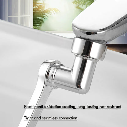 ABS Universal Rotation Extender Faucet Aerator Splash Filter Kitchen Washbasin Faucets Bubbler Nozzle Two Modes for Water Outlet