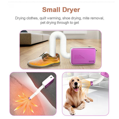 Household Quick Drying Clothes Dryer Small Drying Clothes Dryer Warm Is Dehumidified, Dry Shoes Warm Shoes, Wardrobe Folding