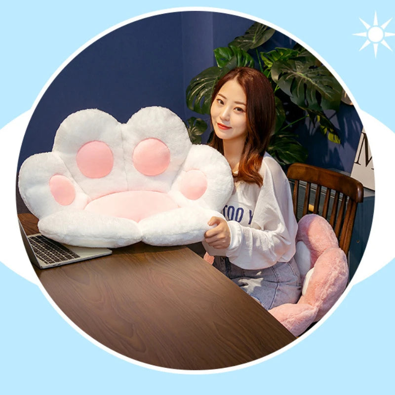 Cat Paw Chair Cushion Lovely Cat Paw CushionCat Paw Shape Chair Cushion Cozy Seat Pad Floor Cushion Seat Pillow