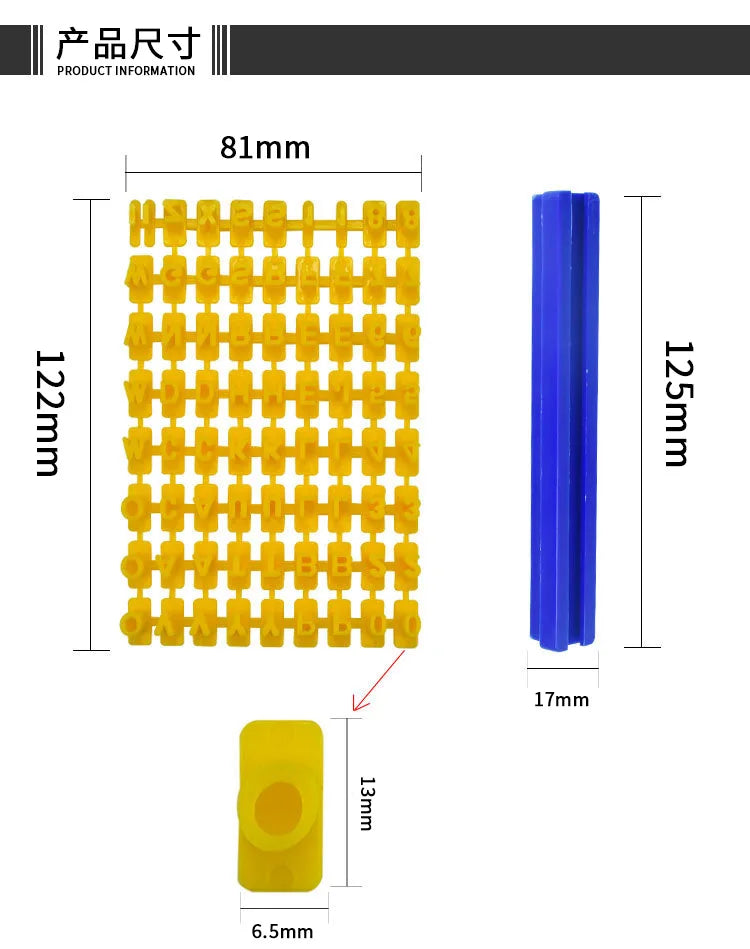 1 Set Letter Number Cookie Mold Alphabet Press Stamp DIY Printing Embossing Mold Biscuits Cutter Cake Baking Tool Accessories