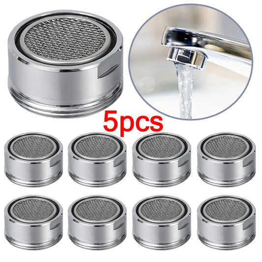 1/5PCS Water Saving Faucet Tap Aerator Replaceable Filter Mixed Nozzle M24 24mm Thread Bathroom Faucet Bubbler Bathroom Parts