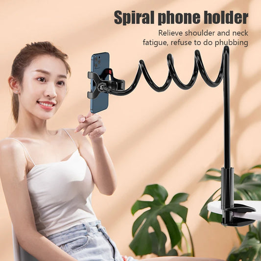 Mobile Phone Holder Flexible Lazy Holder Adjustable Cell Phone Clip Home Bed Desktop Mount Bracket Smartphone Stand Universal