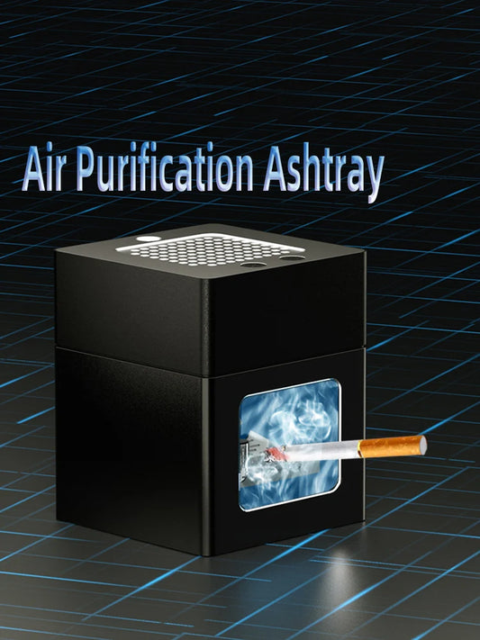 LONHOMON AP078 Ashtray Air Purifier USB Charging Anti Second-hand Smoke Desktop Ashtray Remove Odor Home Air Purifiers