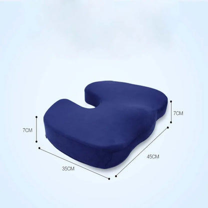 Coccyx Pillow Memory Foam Travel Seat Cushion for Tailbone Pain Back Support for Office Chair Car  Airplane