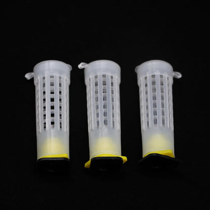 1Set Virgin Queen Rearing Kit Plastic Cage Capping Protection Cover Cup Brown Cell Larval Beekeeping Bee Tools Farm Supplies