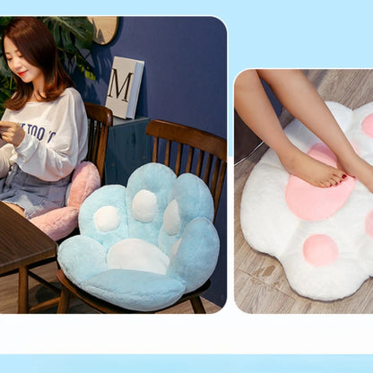 Cat Paw Chair Cushion Lovely Cat Paw CushionCat Paw Shape Chair Cushion Cozy Seat Pad Floor Cushion Seat Pillow