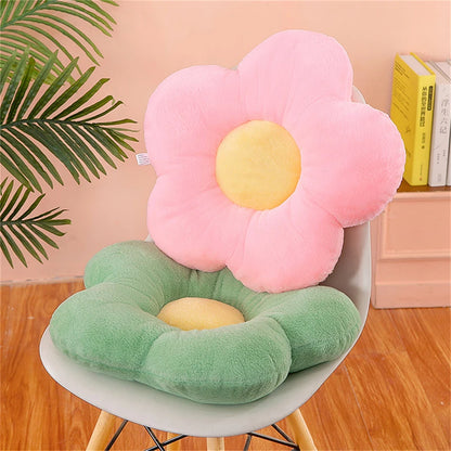 Flower Plush Throw Pillow Soft Plant Chair Cushion Living Bedroom Home Decorative Pillows Sofa Cushions Birthday Gifts