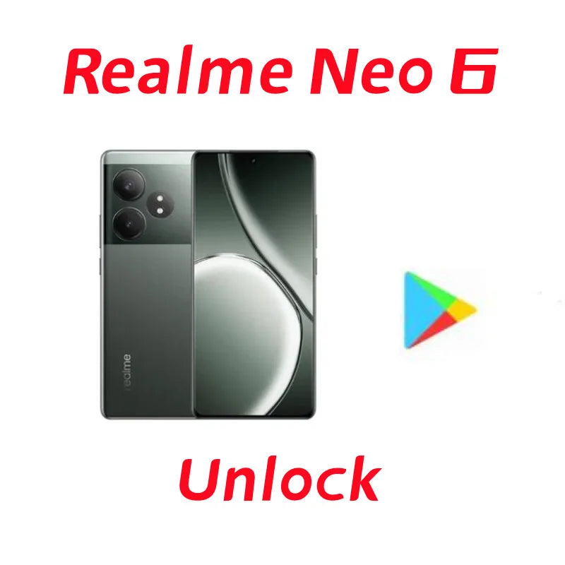 New Realme GT Neo 6 Region Snapdragon 8S Gen 3 120W Supervooc 50MP IMX882 6.78Inch 120Hz NFC OTA