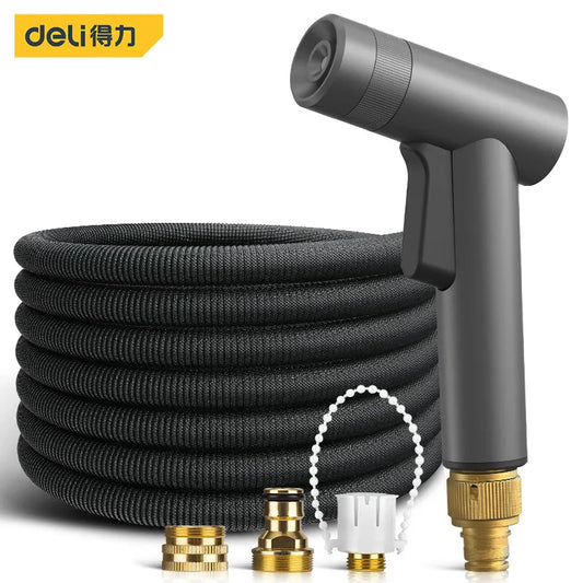 Deli High Pressure Water Gun Car Wash Gun Garden Watering Guns Garden Hose Washing Nozzle Sprayer Washer Pipe Tool Sprinkler