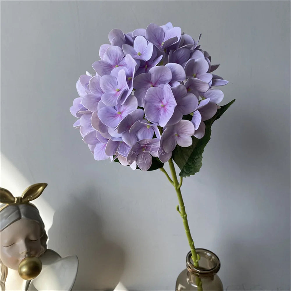 Artificial Flowers Cheap Silk Hydrangea Bride Bouquet  Wedding New Year Decoration Home Accessories for Vase Plants Arrangement