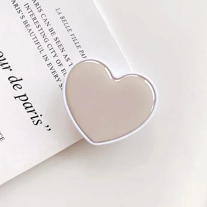 2024 Heart Shaped Phone Socket Holder Finger Grip Bracket Support Telephone for IPhone 15 14 13 Samsung Pocket Socket Stand