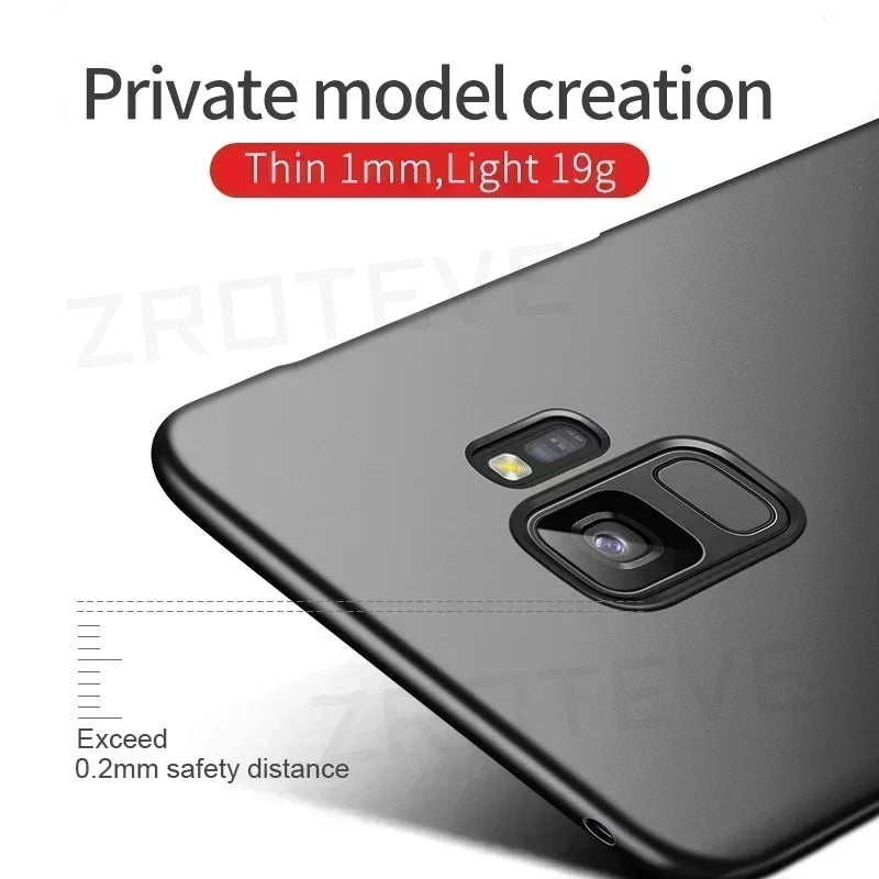 For Samsung S9 Case ZROTEVE Ultra Slim Hard PC Matte Back Cover For Samsung Galaxy S9 S8 Plus S9Plus S8Plus S 9 8 Phone Cases