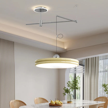 Scalable Restaurant Dining Table Pendant Light Nordic Modern Personalized Bauhaus Rocker Design Hanging Lamp Study Light Fixture