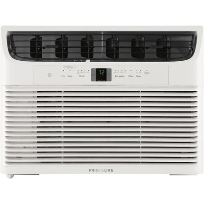 Window-Mounted Room Air Conditioner, 5,000 BTU with Temperature Control and Easy-to-Clean Washable Filter, in White