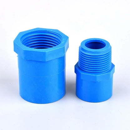 1/2" ~2.5" Male/Female Thread to Inner Diameter 20~75mm PVC  Water Connector Aquarium Fish Tank Irrigation Water Pipe Fitting