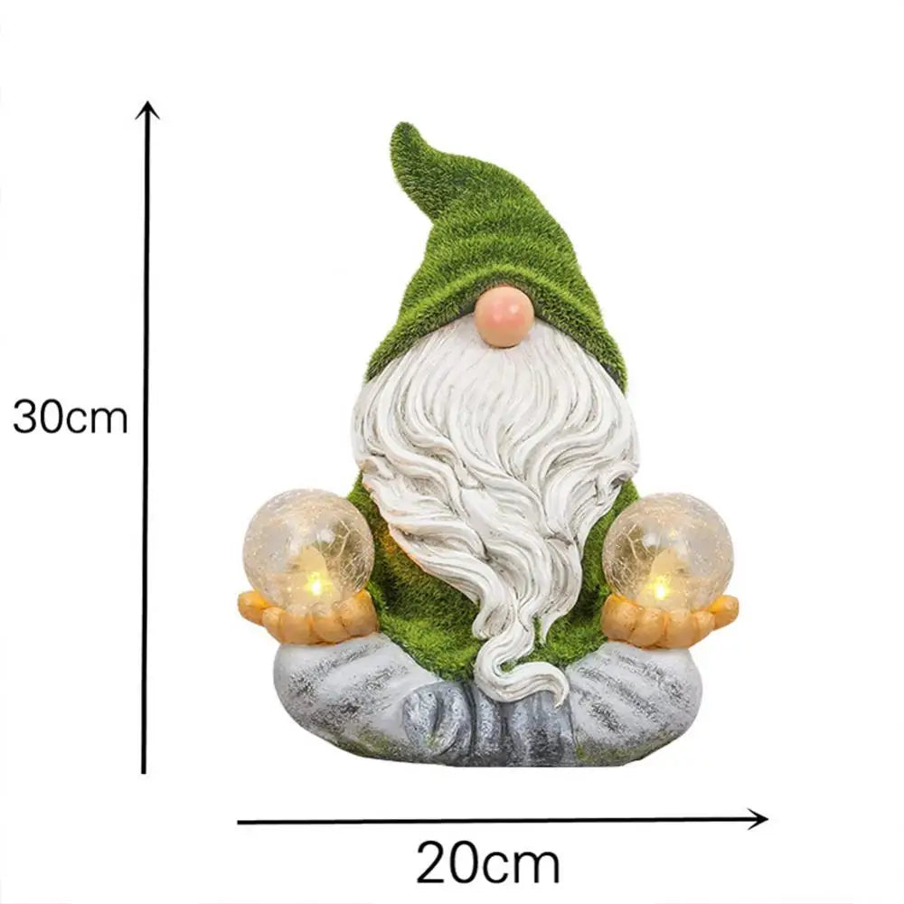 1 Pc Garden Gnomes Magical Christmas Sticker Creative Christmas Craft Gnomes Statues Outdoor Decoration Figurines