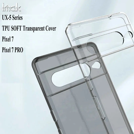 For Google Pixel 7 Pro 7A 8 IMAK Case UX-5 Soft Clear TPU Silicone Silicone Back Cover Pixel 8 7 Pro Pixel 7Pro 7A Phone Cases