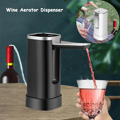 Smart Quantitative Alcohol Dispenser Professional High End Whiskey Pump Dispenser Liquor Pump Adjustable Foldable Wine Decanter