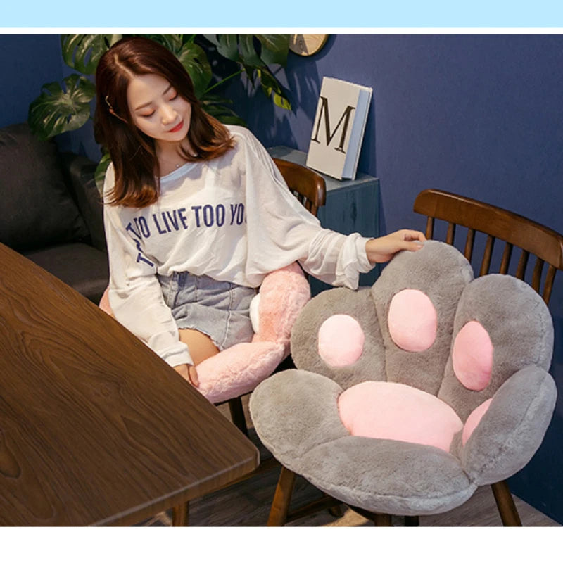 Cat Paw Chair Cushion Lovely Cat Paw CushionCat Paw Shape Chair Cushion Cozy Seat Pad Floor Cushion Seat Pillow