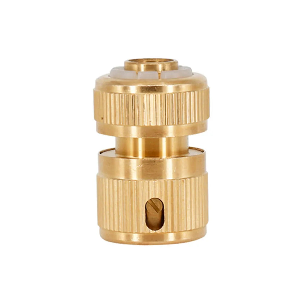 1pc Aluminum Alloy 1/2" Quick Connector For 16mm Hose Garden Irrigation Watering Quick Couplin Water Gun Faucet Adapter