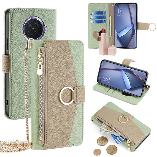 New Magnetic Flip Lanyard Phone Case Suitable for OPPO Ace2 Reno 8T 7 A55-A56 5G 8T 7 6 4G A16 5 Lite Find X5 Pro A74 A57S