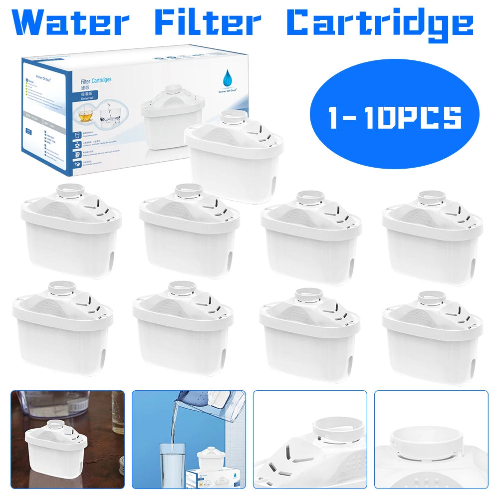 1-10pc Replacement Filter Cartridges for B rita Maxtra Reducing Limescale Chlorine Universal Water Filters Activated Carbon Home