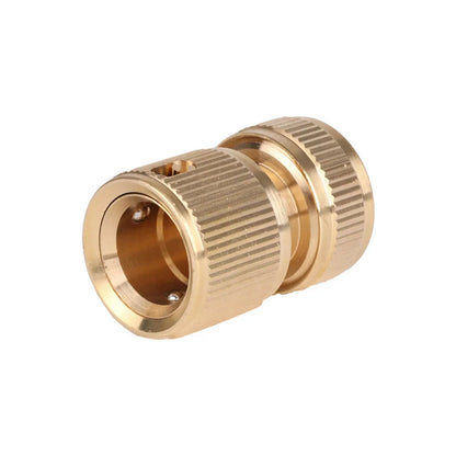 1pc Aluminum Alloy 1/2" Quick Connector For 16mm Hose Garden Irrigation Watering Quick Couplin Water Gun Faucet Adapter