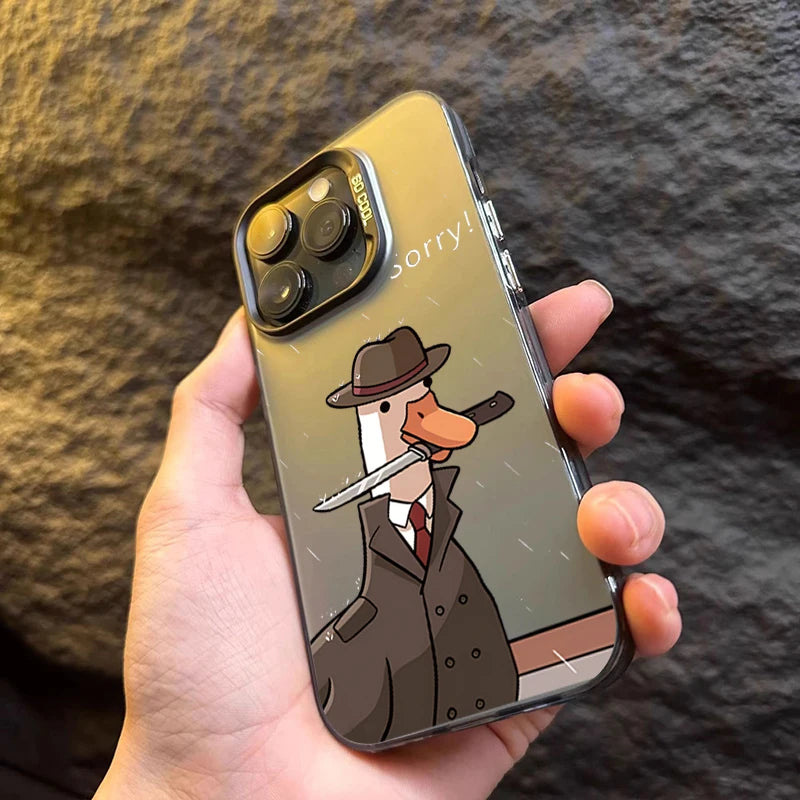 Case For Xiaomi 14 Cases Poco X6 Pro Cases Killer Duck Print Case For Xiaomi 11 Lite 5G NE 13T 13 12T 12 Poco M6 X5 Pro F5 Cover