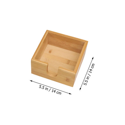 Tissue Box Napkin Holder for Table Multi-function Case Bamboo Home Accessory Restaurant Household