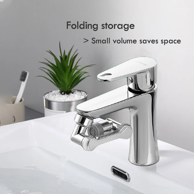 ABS Universal Rotation Extender Faucet Aerator Splash Filter Kitchen Washbasin Faucets Bubbler Nozzle Two Modes for Water Outlet