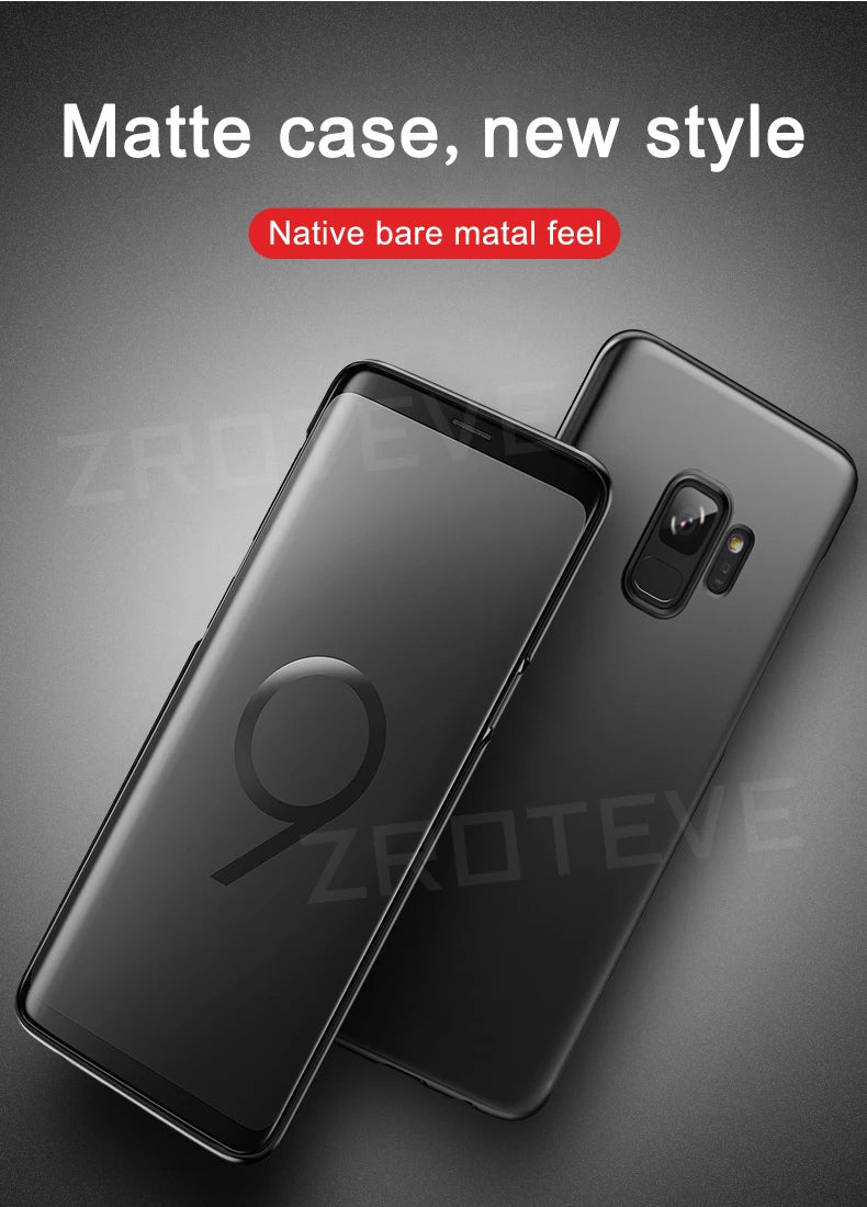 For Samsung S9 Case ZROTEVE Ultra Slim Hard PC Matte Back Cover For Samsung Galaxy S9 S8 Plus S9Plus S8Plus S 9 8 Phone Cases